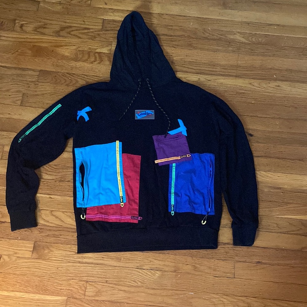 Black multi colored Cookies hoodie